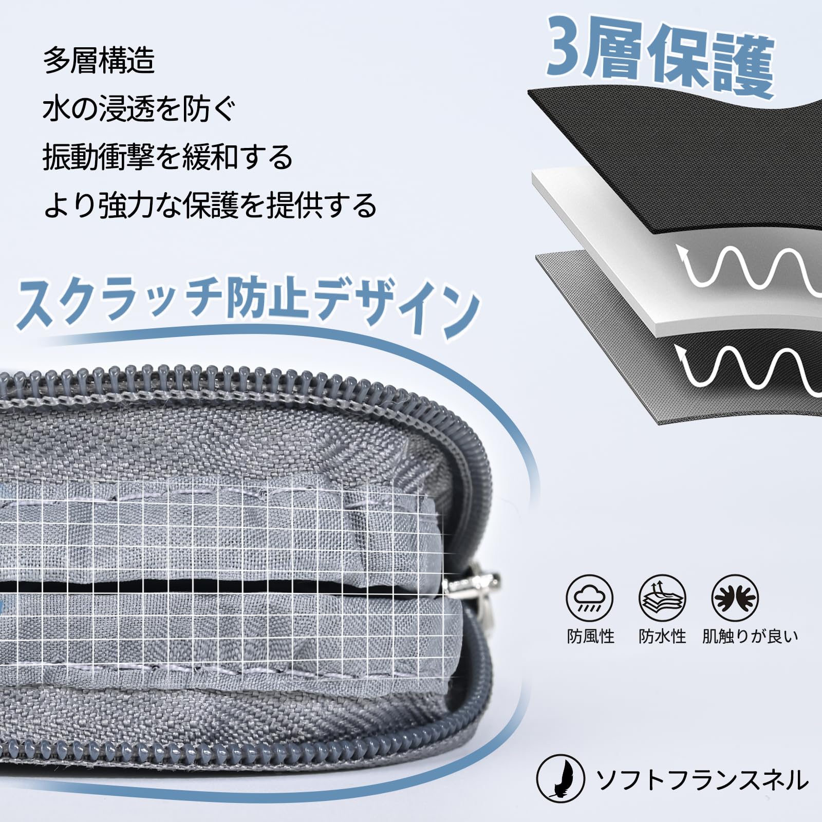 Amazon.co.jp: Newseego パソコンケース 13インチ 耐衝撃 PCケース